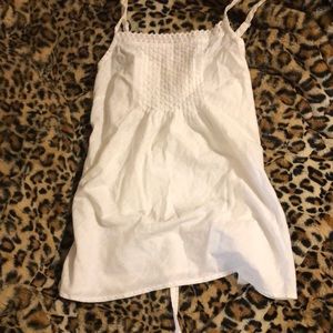White tank top